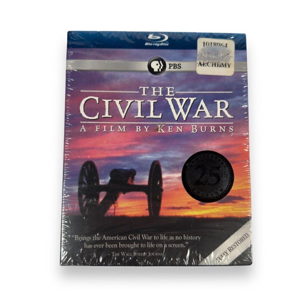 PBS The Civil War A Film by Ken Burns 25th Anniversary Edition Blu-Ray DVD‎